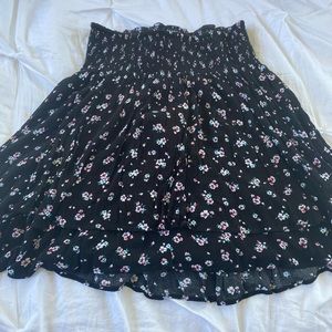 High Waisted Tiered Skirt